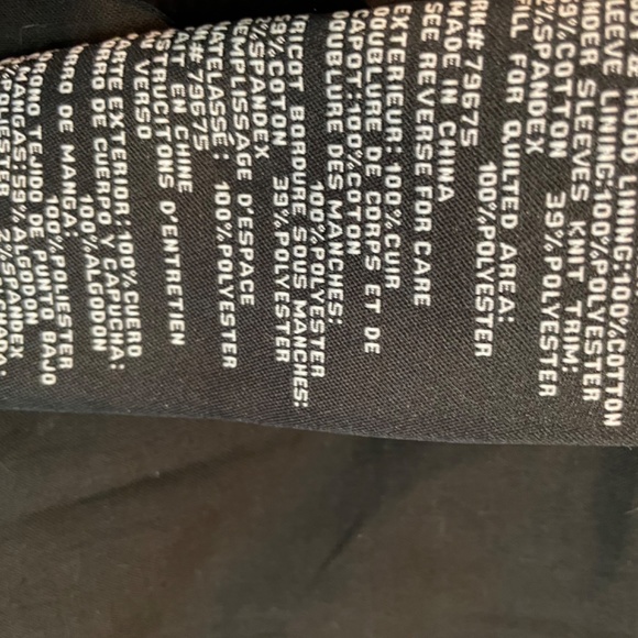 MICHAEL Michael Kors Black Leather Moto Jacket XS - Picture 7 of 7